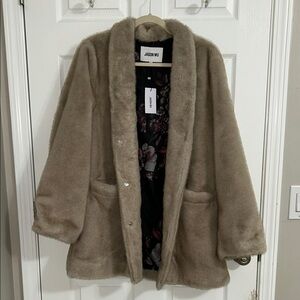 Jason Wu Women's Beige Teddy coat